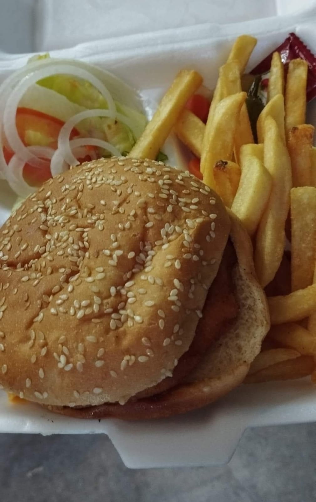 Hamburguesa de pezcado